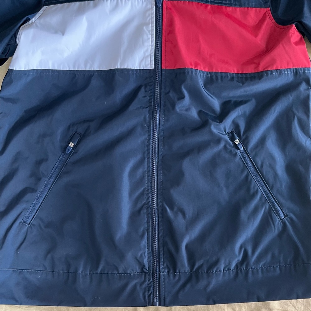 Tommy Hilfiger Sport Color Block Hooded Windbreaker - Picture 7 of 8